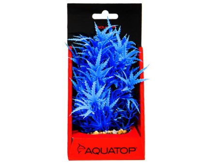 Aquatop Aquatop Vibrant Fluorescent Cannabis Plant Blue, 1ea 6 in Cheap