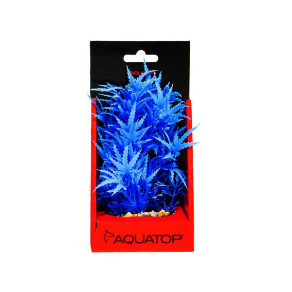 Aquatop Aquatop Vibrant Fluorescent Cannabis Plant Blue, 1ea 6 in Cheap