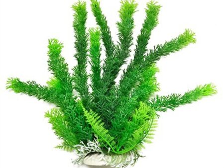 Aquatop Cabomba Aquarium Plant with Weighted Base Green 1ea 6 in For Sale