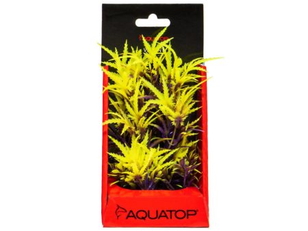 Aquatop Aquatop Vibrant Fluorescent Cannabis Plant Olive, 1ea 6 in For Sale