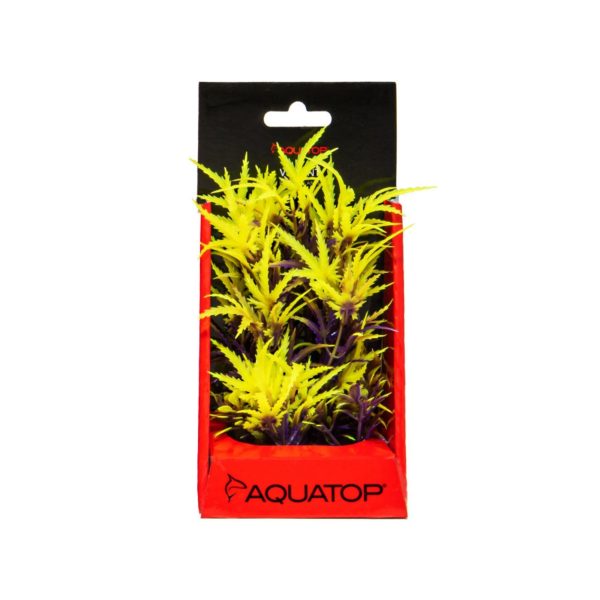 Aquatop Aquatop Vibrant Fluorescent Cannabis Plant Olive, 1ea 6 in For Sale