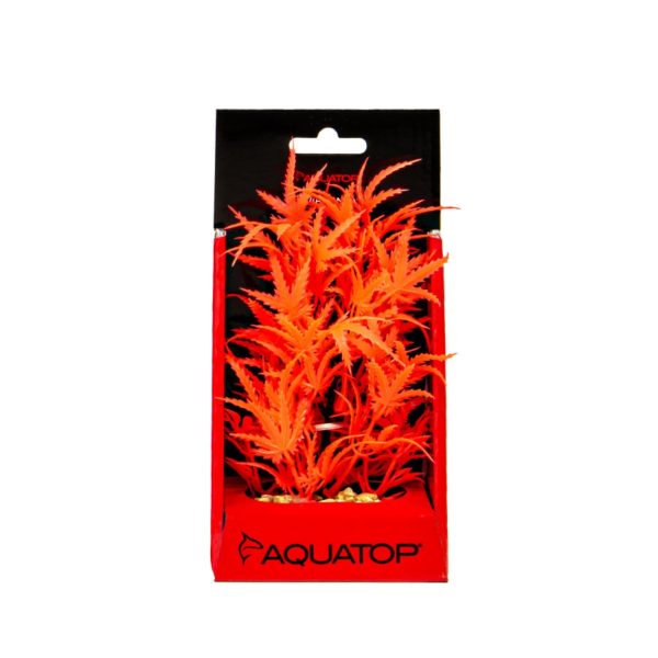 Aquatop Aquatop Vibrant Fluorescent Cannabis Plant Red, 1ea 6 in Supply