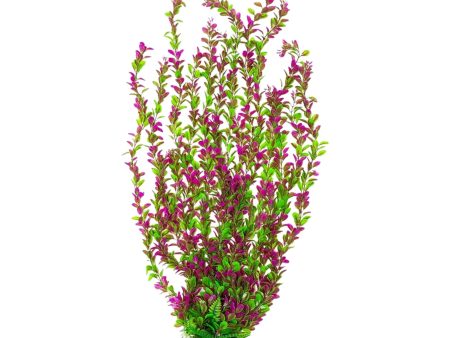 Aquatop Aquarium Plant with Weighted Base Green, Pink 1ea 30 in, Tall Cheap