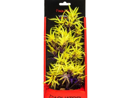 Aquatop Aquatop Vibrant Fluorescent Cannabis Plant Olive, 1ea 10 in Discount