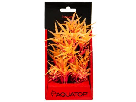 Aquatop Aquatop Vibrant Fluorescent Cannabis Plant Tangerine, 1ea 6 in Fashion