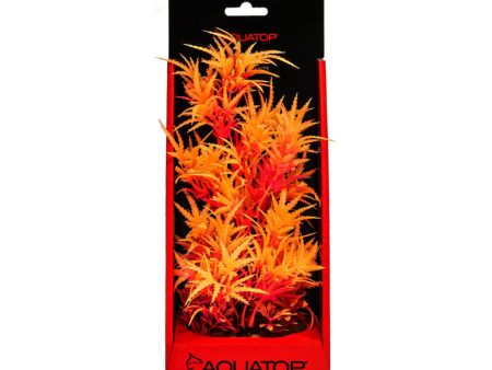 Aquatop Aquatop Vibrant Fluorescent Cannabis Plant Tangerine, 1ea 10 in Discount