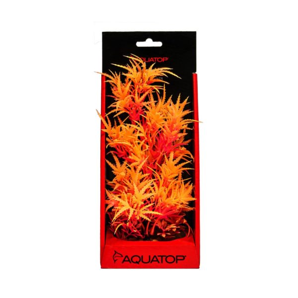 Aquatop Aquatop Vibrant Fluorescent Cannabis Plant Tangerine, 1ea 10 in Discount