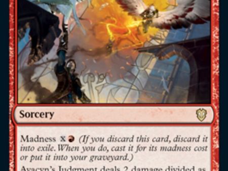 Avacyn s Judgment [Innistrad: Crimson Vow Commander] Online now