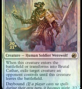 Brutal Cathar    Moonrage Brute [Innistrad: Midnight Hunt Prerelease Promos] Supply