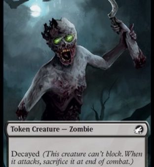 Zombie Token (005) [Innistrad: Midnight Hunt Tokens] Cheap