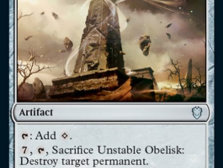 Unstable Obelisk [Innistrad: Crimson Vow Commander] For Discount