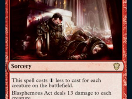 Blasphemous Act [Innistrad: Crimson Vow Commander] on Sale