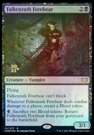 Falkenrath Forebear [Innistrad: Crimson Vow Prerelease Promos] For Discount