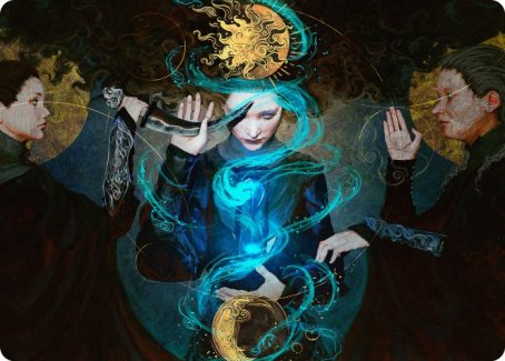 Witness the Future Art Card [Innistrad: Crimson Vow Art Series] Cheap