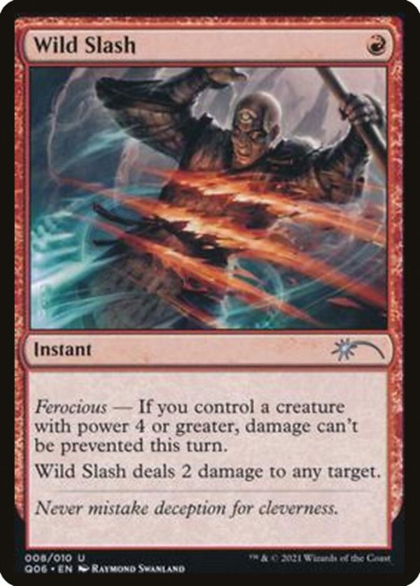 Wild Slash [Pioneer Challenger Decks 2021] Fashion