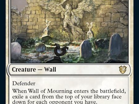 Wall of Mourning [Innistrad: Midnight Hunt Commander] Online