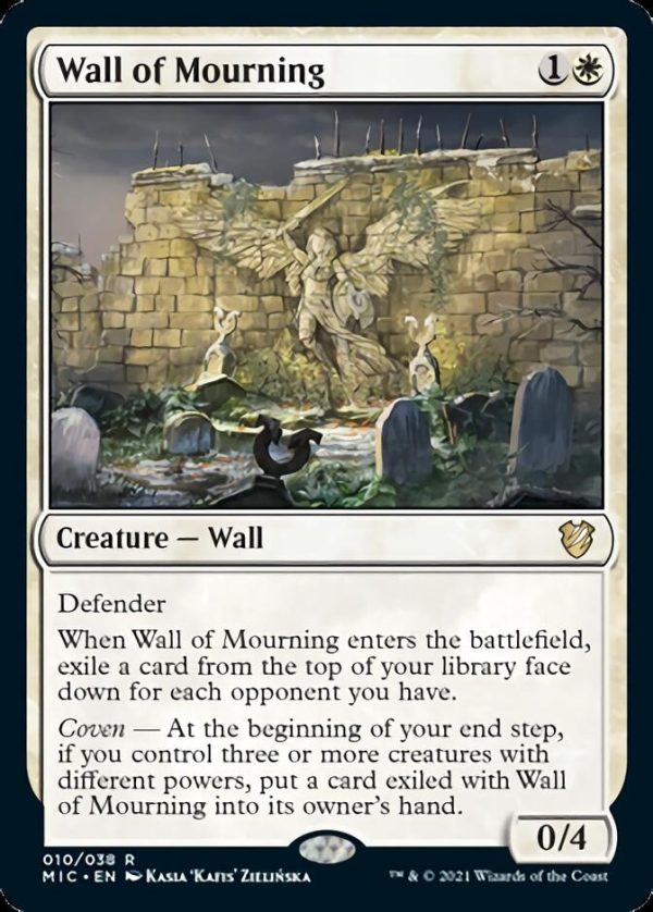 Wall of Mourning [Innistrad: Midnight Hunt Commander] Online