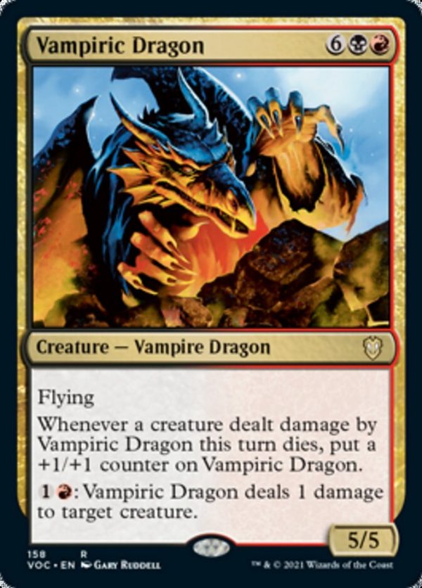 Vampiric Dragon [Innistrad: Crimson Vow Commander] For Discount