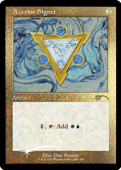 Azorius Signet (Retro) (Foil Etched) [Secret Lair Drop Series] Online now