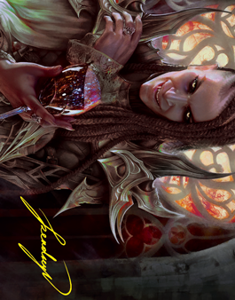 Voldaren Epicure 2 Art Card (Gold-Stamped Signature) [Innistrad: Crimson Vow Art Series] For Discount