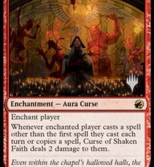 Curse of Shaken Faith (Promo Pack) [Innistrad: Midnight Hunt Promos] For Sale