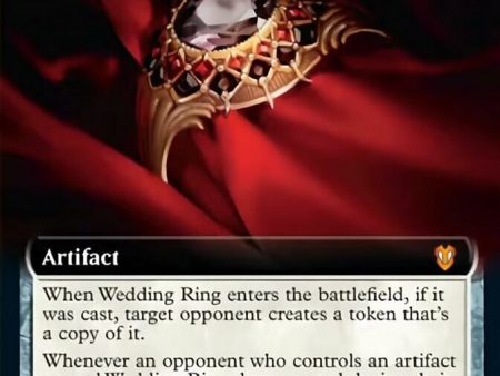 Wedding Ring (Extended Art) [Innistrad: Crimson Vow Commander] Online Sale