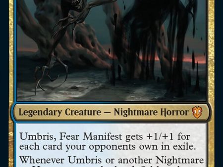 Umbris, Fear Manifest [Innistrad: Crimson Vow Commander] For Sale