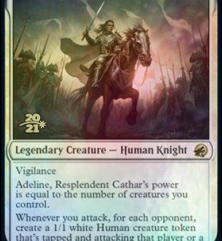 Adeline, Resplendent Cathar [Innistrad: Midnight Hunt Prerelease Promos] Online Sale