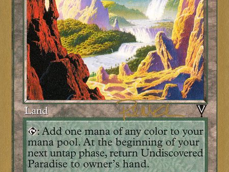 Undiscovered Paradise (Paul McCabe) [World Championship Decks 1997] Discount