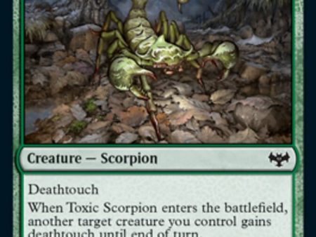 Toxic Scorpion [Innistrad: Crimson Vow] on Sale