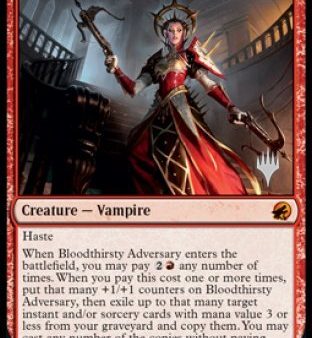 Bloodthirsty Adversary (Promo Pack) [Innistrad: Midnight Hunt Promos] Online Sale