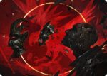 Abrade Art Card [Innistrad: Crimson Vow Art Series] Online now