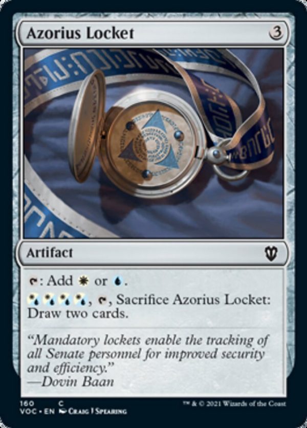 Azorius Locket [Innistrad: Crimson Vow Commander] Online Sale