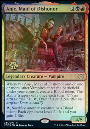 Anje, Maid of Dishonor [Innistrad: Crimson Vow Prerelease Promos] Online Sale