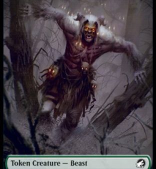 Beast Token [Innistrad: Midnight Hunt Tokens] Sale