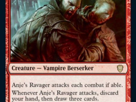 Anje s Ravager [Innistrad: Crimson Vow Commander] Discount