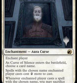 Curse of Silence (Promo Pack) [Innistrad: Midnight Hunt Promos] For Sale