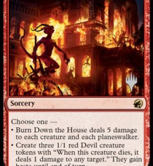 Burn Down the House (Promo Pack) [Innistrad: Midnight Hunt Promos] Online now