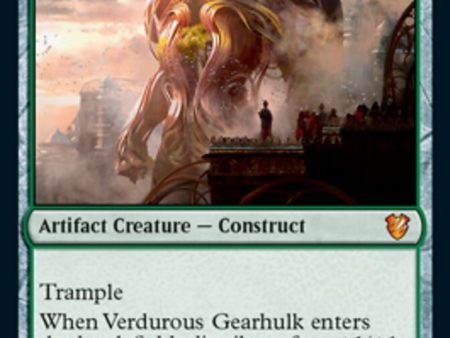 Verdurous Gearhulk [Innistrad: Midnight Hunt Commander] Online Sale