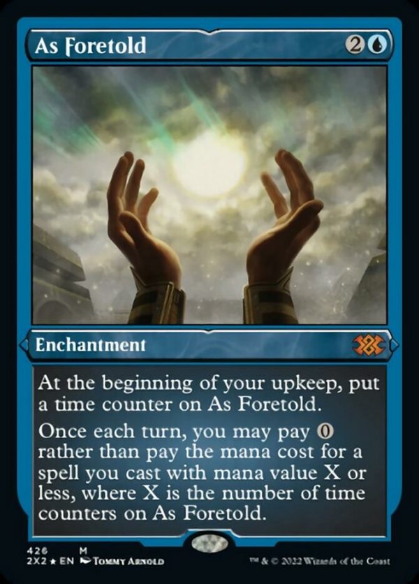 As Foretold (Foil Etched) [Double Masters 2022] Hot on Sale