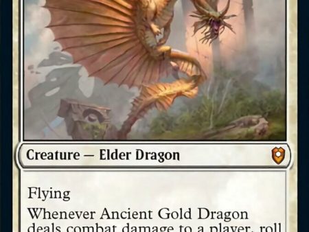 Ancient Gold Dragon [Commander Legends: Battle for Baldur s Gate] For Cheap