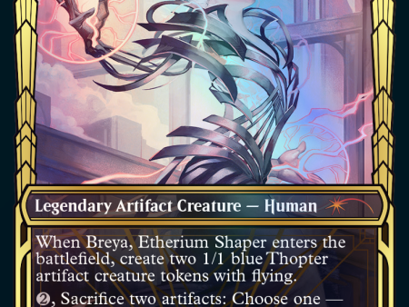 Breya, Etherium Shaper (Showcase Gilded Foil) [Secret Lair Drop Series] For Cheap