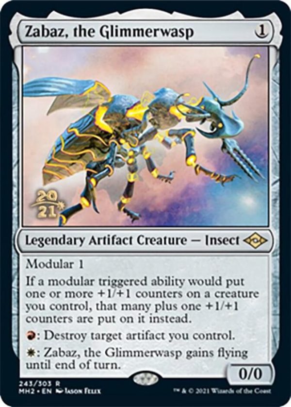 Zabaz, the Glimmerwasp [Modern Horizons 2 Prerelease Promos] Cheap