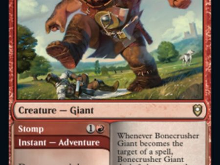 Bonecrusher Giant    Stomp [Commander Legends: Battle for Baldur s Gate] on Sale