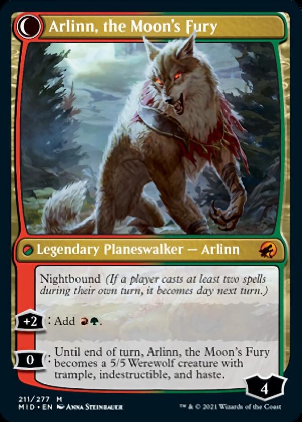 Arlinn, the Pack s Hope    Arlinn, the Moon s Fury [Innistrad: Midnight Hunt] Sale