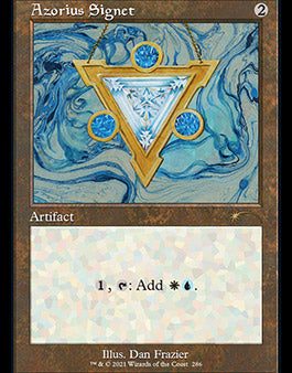 Azorius Signet (Retro) [Secret Lair Drop Series] Supply