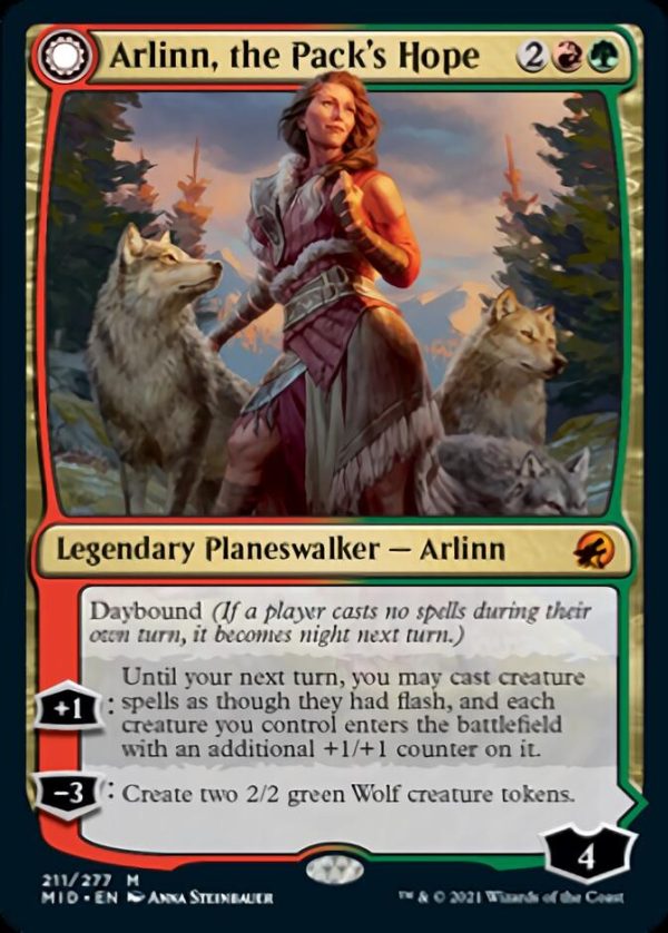 Arlinn, the Pack s Hope    Arlinn, the Moon s Fury [Innistrad: Midnight Hunt] Sale