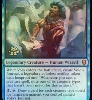 Volo, Itinerant Scholar [Commander Legends: Battle for Baldur s Gate Prerelease Promos] Online