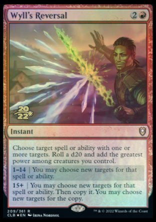 Wyll s Reversal [Commander Legends: Battle for Baldur s Gate Prerelease Promos] For Sale