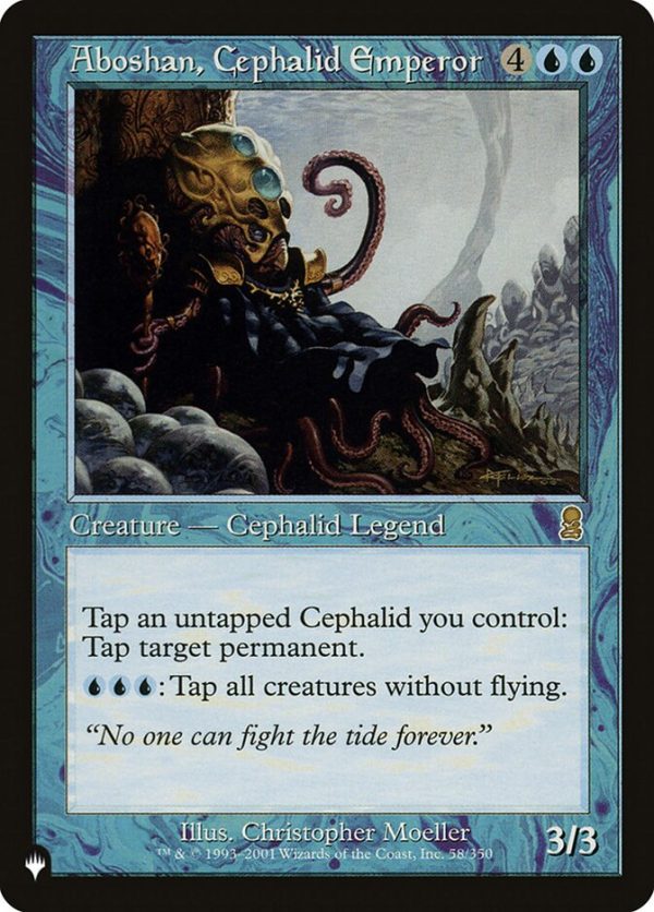 Aboshan, Cephalid Emperor [The List] For Discount